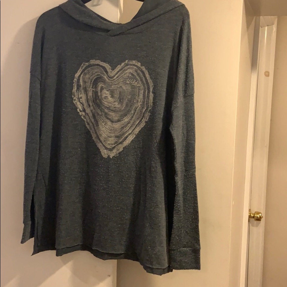 2 hooded american eagle shirts